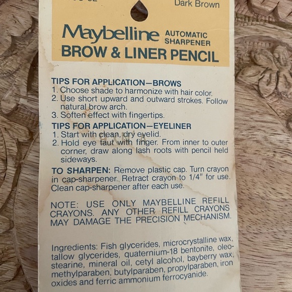 Vintage Maybelline Eyebrow & Eye Liner Pencil NOS 1979 - Picture 5 of 6
